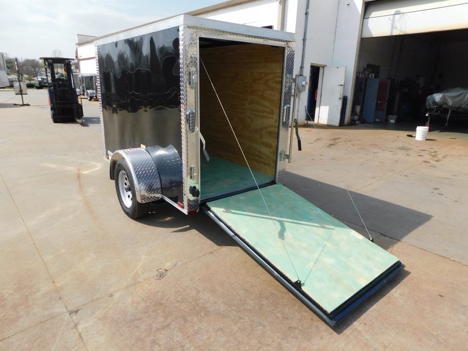 New 2026 Arising 4X8 2990 GVWR Ramp Door Cargo / Enclosed Trailer