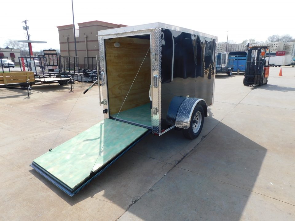 New 2026 Arising 4X8 2990 GVWR Ramp Door Cargo / Enclosed Trailer