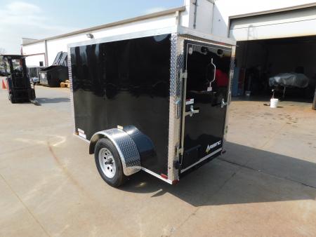 New 2026 Arising 4X8 2990 GVWR Ramp Door Cargo / Enclosed Trailer