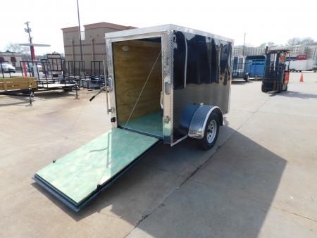 New 2026 Arising 4X8 2990 GVWR Ramp Door Cargo / Enclosed Trailer