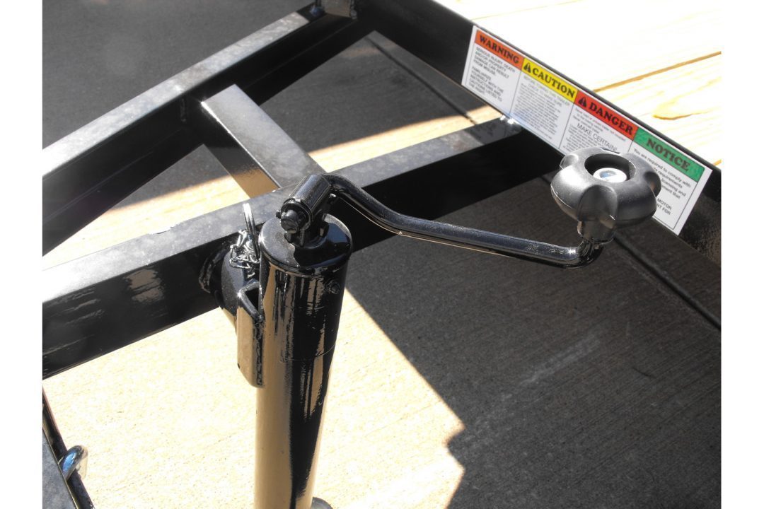 New 77 X 10 Utility Trailer HD Spring Assisted Ramp