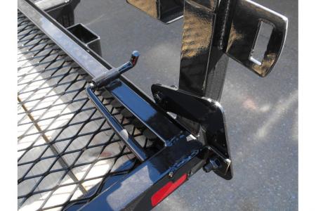 New 77 X 10 Utility Trailer HD Spring Assisted Ramp