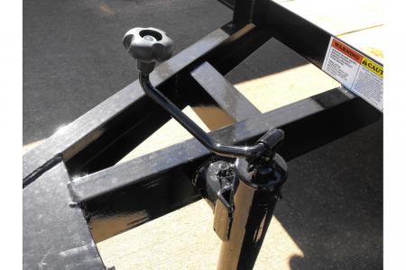 New Utility Trailer 77 X 12 2' Dove Tail Pipe Rail Top Rear Spring Assisted Gate