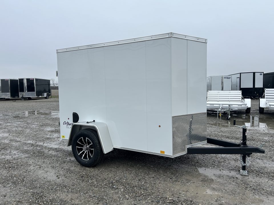 New 2026 Pace American 5x8 3K Outback Enclosed Trailer