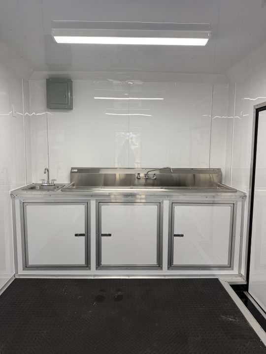 New 8.5x20TA3 Water Blue Concession Trailer