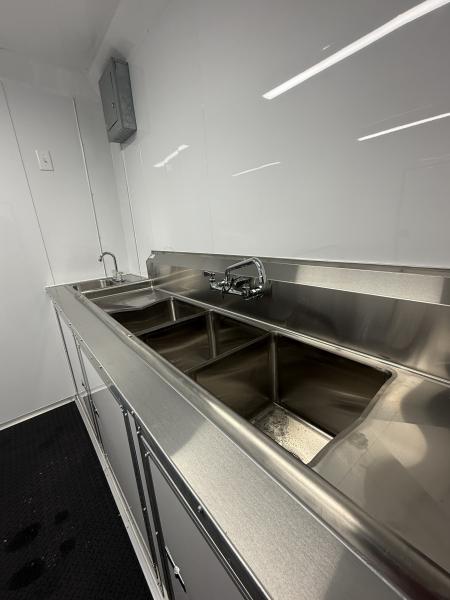 New 8.5x20TA3 Water Blue Concession Trailer