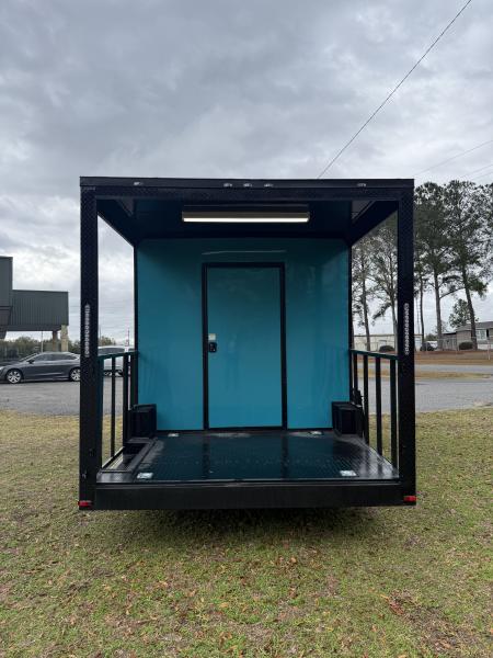 New 8.5x20TA3 Water Blue Concession Trailer