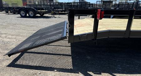 New 2026 Road Boss 83"x20' Bumper Pull w/dove, 3'gate & 4' frames Utility Trailer