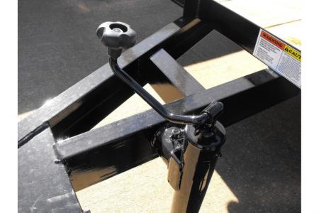 New Utility Trailer 77 X 12 2' Dove Tail Pipe Rail Top Rear Spring Assisted Gate