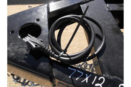 New Utility Trailer 77 X 12 2' Dove Tail Pipe Rail Top Rear Spring Assisted Gate