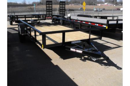 New Utility Trailer 77 X 12 2' Dove Tail Pipe Rail Top Rear Spring Assisted Gate