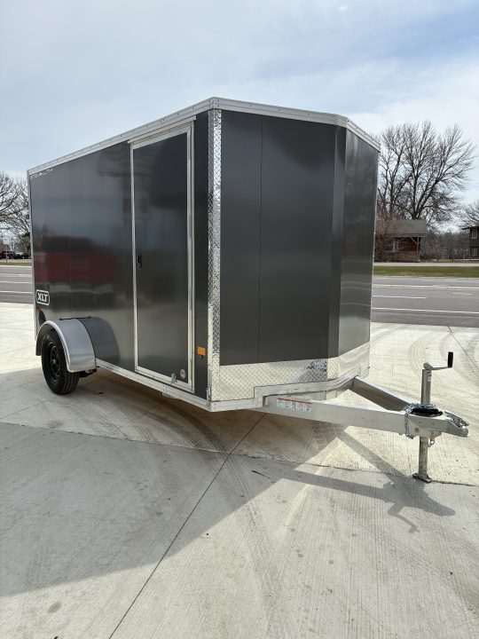 New HAIL SALE 2026 6x12 Stealth Aluminum Enclosed Cargo Trailer
