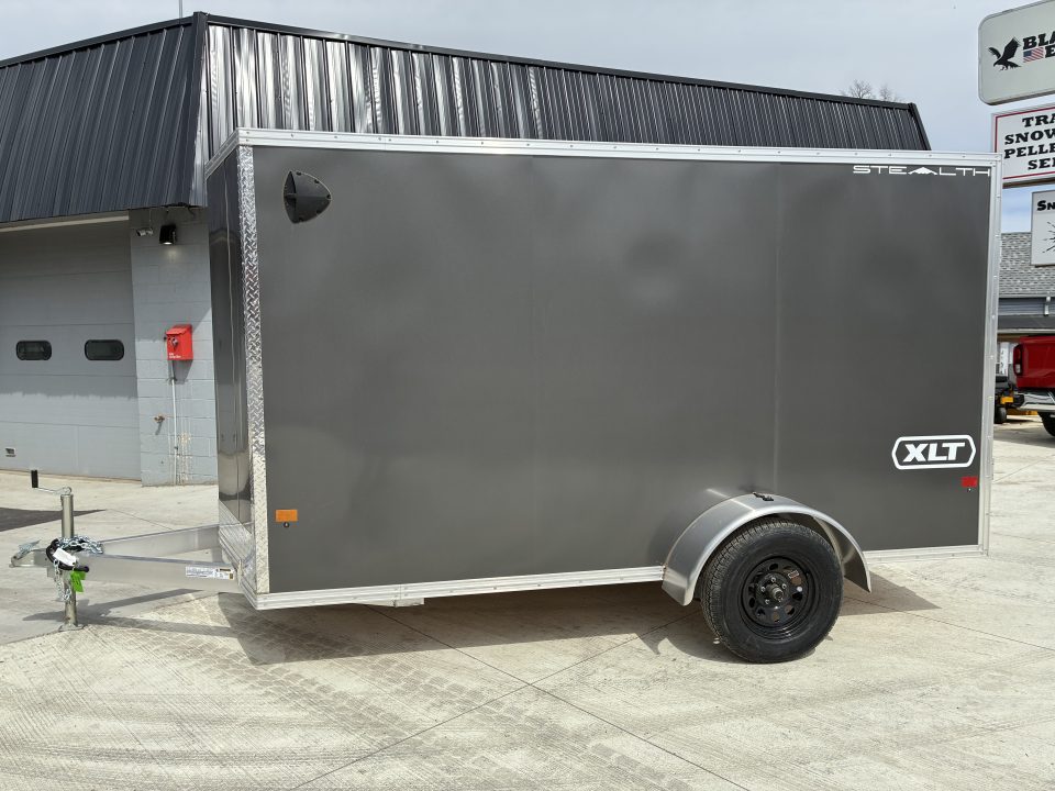 New HAIL SALE 2026 6x12 Stealth Aluminum Enclosed Cargo Trailer