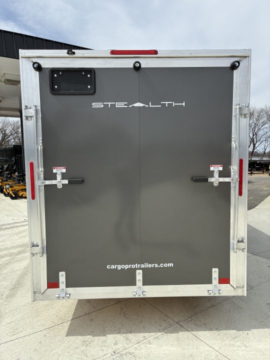 New HAIL SALE 2026 6x12 Stealth Aluminum Enclosed Cargo Trailer