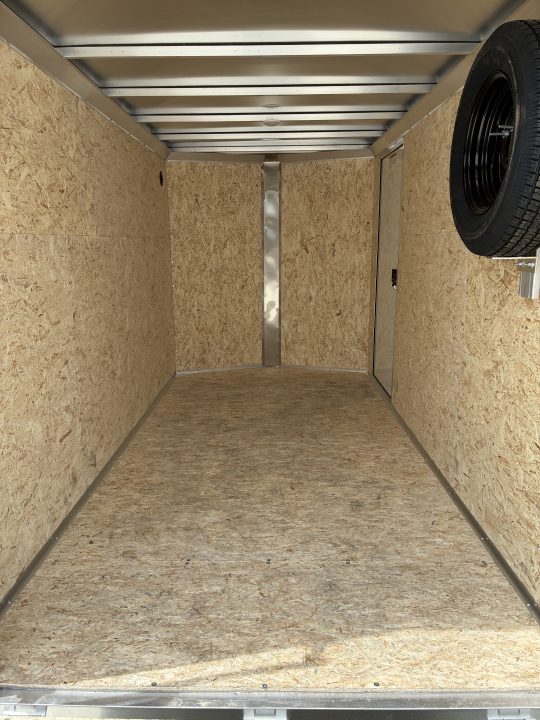 New HAIL SALE 2026 6x12 Stealth Aluminum Enclosed Cargo Trailer