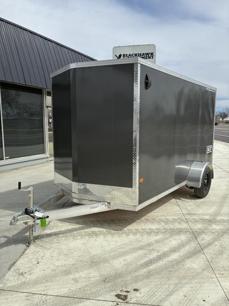 New HAIL SALE 2026 6x12 Stealth Aluminum Enclosed Cargo Trailer