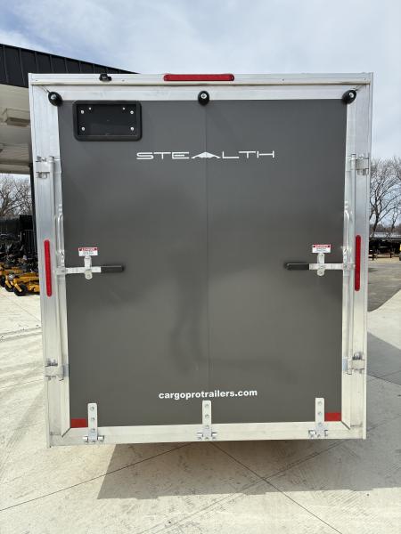 New HAIL SALE 2026 6x12 Stealth Aluminum Enclosed Cargo Trailer
