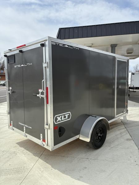 New HAIL SALE 2026 6x12 Stealth Aluminum Enclosed Cargo Trailer