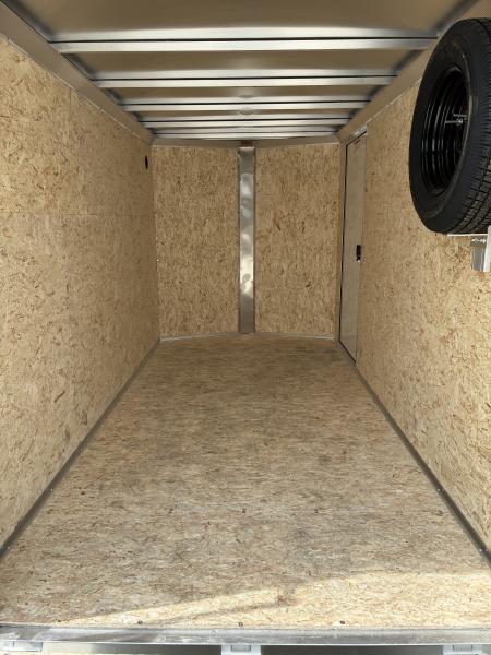 New HAIL SALE 2026 6x12 Stealth Aluminum Enclosed Cargo Trailer