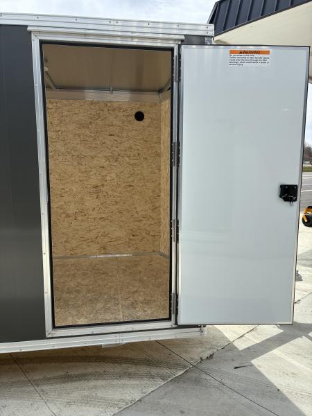 New HAIL SALE 2026 6x12 Stealth Aluminum Enclosed Cargo Trailer