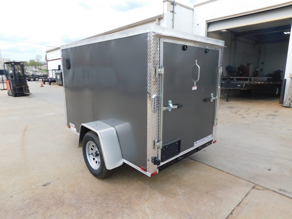 New 2026 Arising 5X8 2990 GVWR Ramp Door Cargo / Enclosed Trailer
