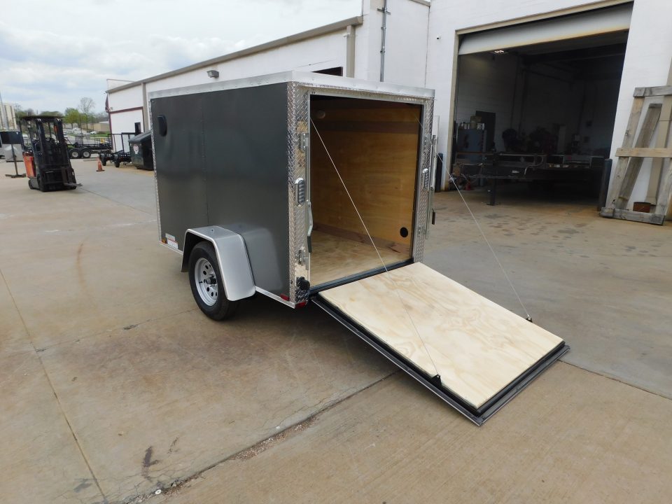 New 2026 Arising 5X8 2990 GVWR Ramp Door Cargo / Enclosed Trailer