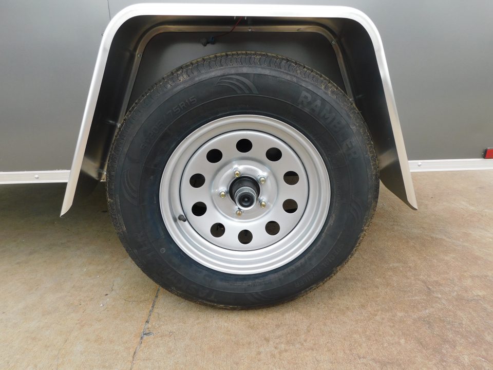 New 2026 Arising 5X8 2990 GVWR Ramp Door Cargo / Enclosed Trailer