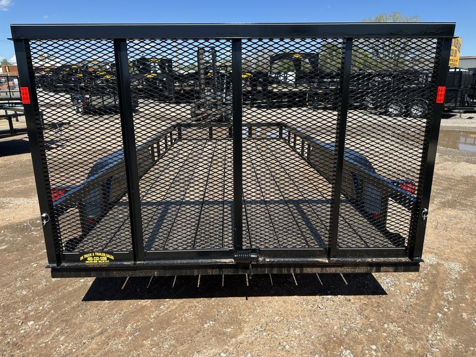 New 2025 Road Boss 83"x16' Bumper Pull w/4' Gate Utility Trailer