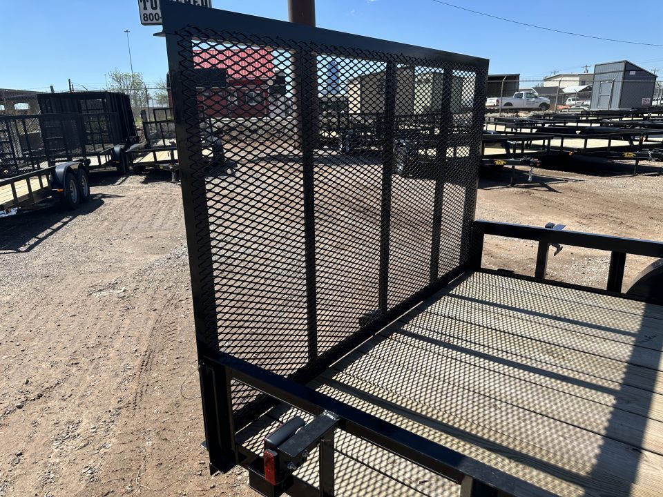 New 2025 Road Boss 83"x16' Bumper Pull w/4' Gate Utility Trailer