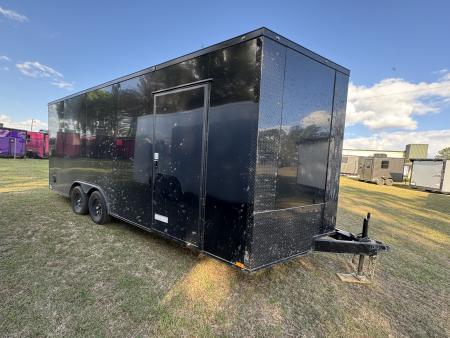 Used 8.5x20TA Black Standard Car Hauler Trailer