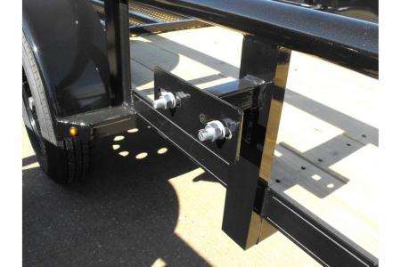 New Utility Trailer 77 X 12 Pipe Rail Top Rear Spring Assisted Gate