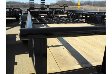 New Utility Trailer 77 X 12 Pipe Rail Top Rear Spring Assisted Gate