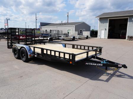 New 2026 PJ Trailers UL 83"x18ft Utility Trailer