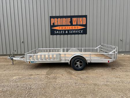 Used 2022 CargoPro Trailers 14' Used Aluminum ATV Utility Trailer