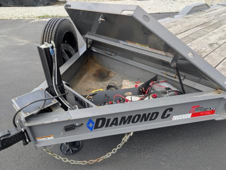 Used 2025 Diamond C Trailers (USED) LPX-210-14 Oak Deck 20K GVWR Equipment Trailer