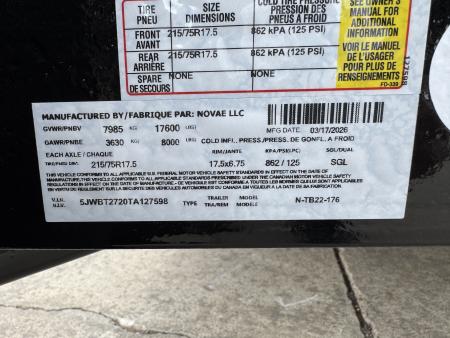 New 2026 Midsota TB-22 17.6k Tilt Trailer