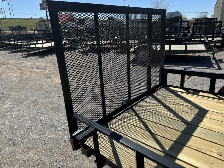 New 2026 Road Boss 77"x14' Bumper Pull w/4' Gate Utility Trailer