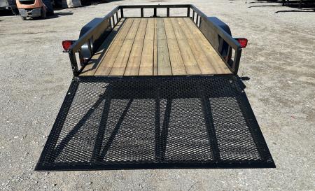 New 2026 Road Boss 77"x14' Bumper Pull w/4' Gate Utility Trailer
