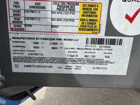 New 2026 Midsota TB-22 17.6k Tilt Trailer