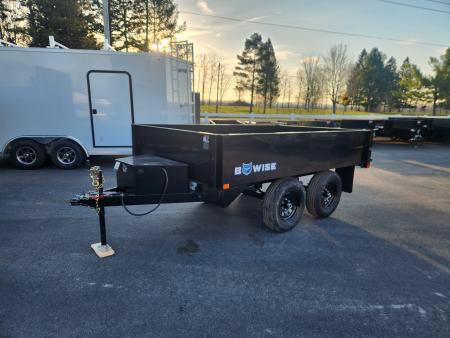 New 2026 BWISE DTR7 72x10 7K Light Duty Tandem Axle Dump Trailer