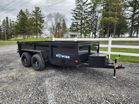 New 2026 BWISE DT10 72x12 10K Tandem Axle Dump Trailer