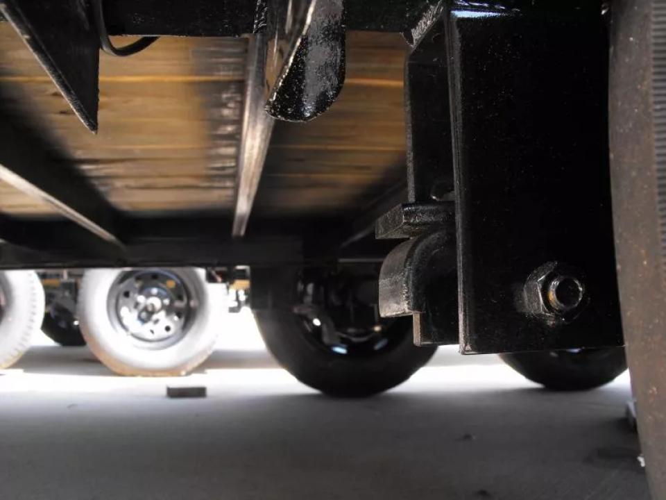 New Equipment trailer 83 X 24 4' Steel Dove (16000 GVWR) Color Black