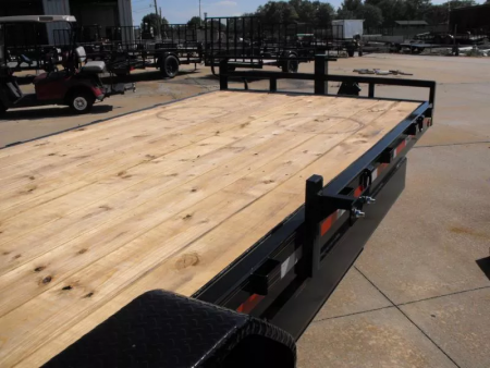 New Equipment trailer 83 X 24 4' Steel Dove (16000 GVWR) Color Black