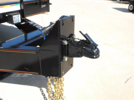 New Equipment trailer 83 X 24 4' Steel Dove (16000 GVWR) Color Black