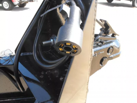 New Equipment trailer 83 X 24 4' Steel Dove (16000 GVWR) Color Black