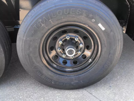 New Equipment trailer 83 X 24 4' Steel Dove (16000 GVWR) Color Black