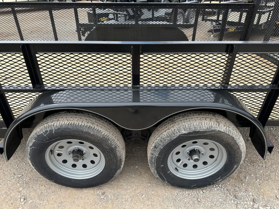 New 2026 Road Boss 83"x16' Bumper Pull w/4' Gate & 2' Mesh Sides Utility Trailer