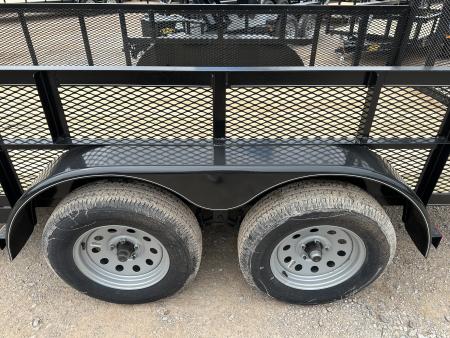 New 2026 Road Boss 83"x16' Bumper Pull w/4' Gate & 2' Mesh Sides Utility Trailer