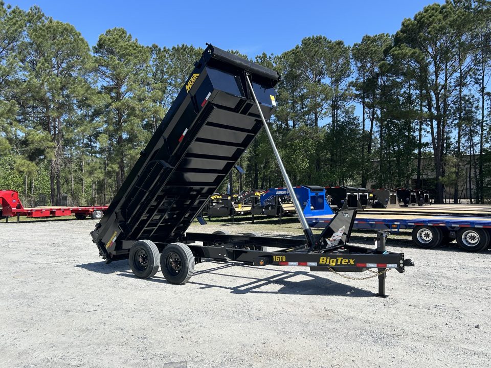 New 2026 Big Tex Trailers 7x16 16TD Dump Trailer, #12,914 Payload, 17.5 Tires
