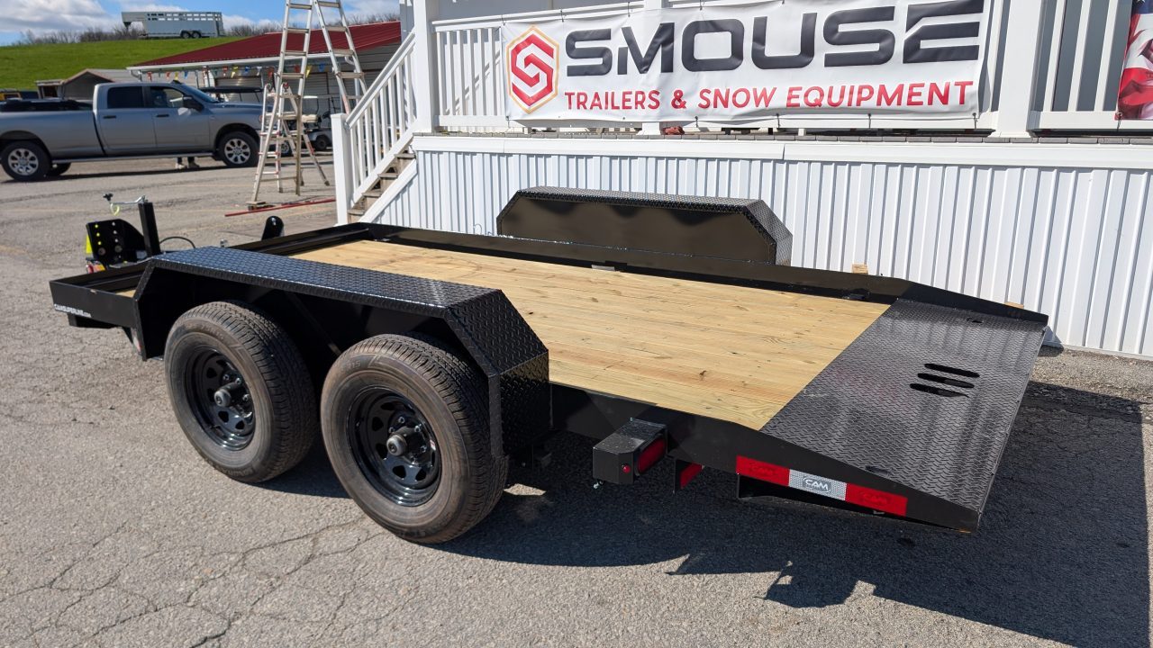 New 2026 CAM SUPERLINE 7x14 Tandem Axle Lo Pro Tilt Trailer